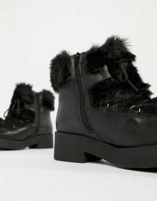 aldo faux fur boots