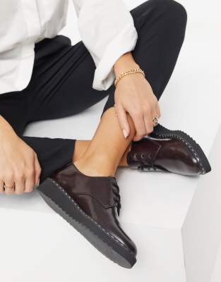 chunky lace up brogues