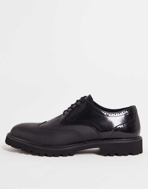 Asos black hot sale brogues womens