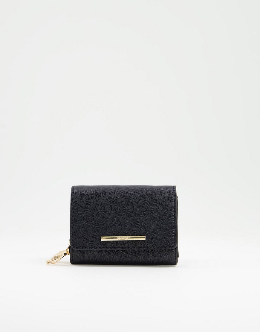 ALDO Cie magnetic snap purse in black