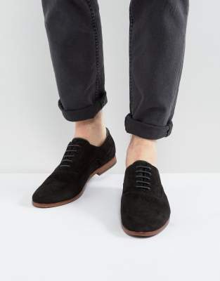 aldo mens black suede shoes