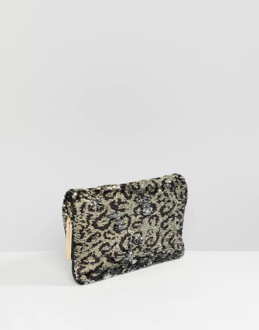 Leopard print clutch hot sale bag asos