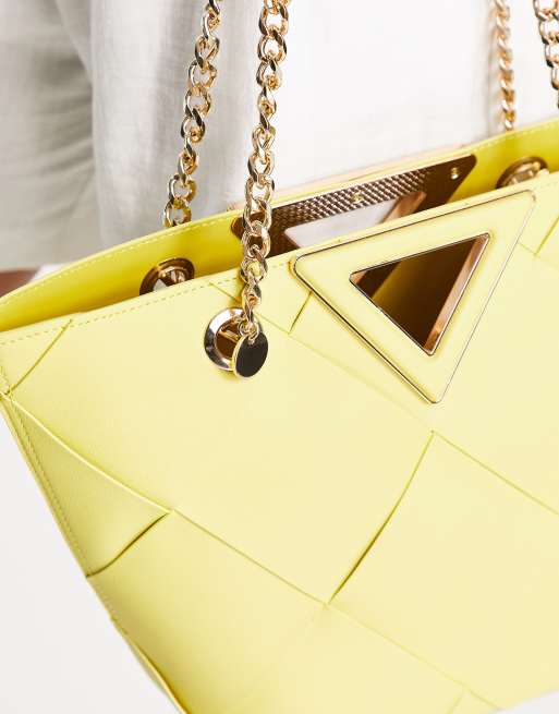 ALDO Mustard Yellow 'Frattapolesine' Tote, Brand New