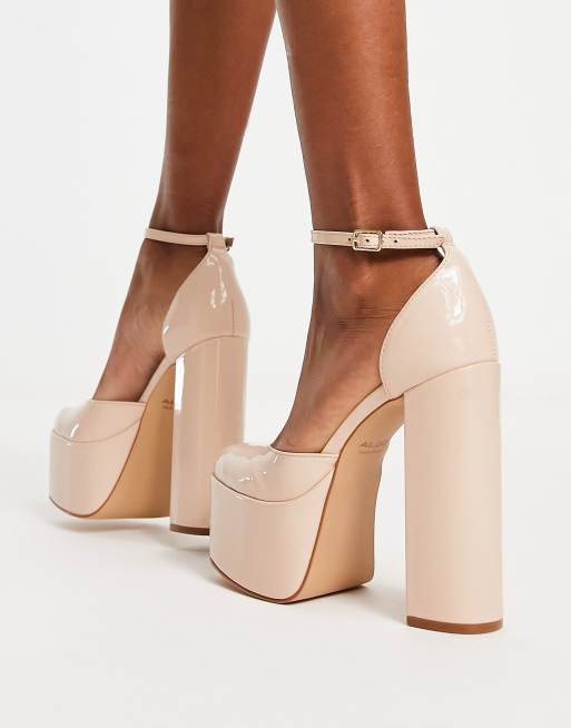 Beige 2025 platform shoes