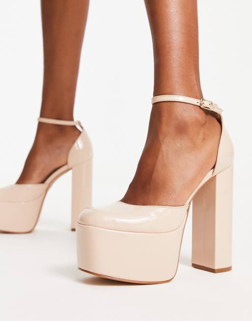 Beige platform sale