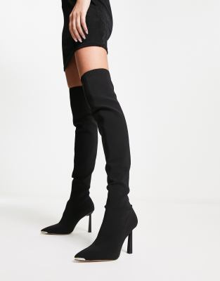 Over knee 2024 sock boot