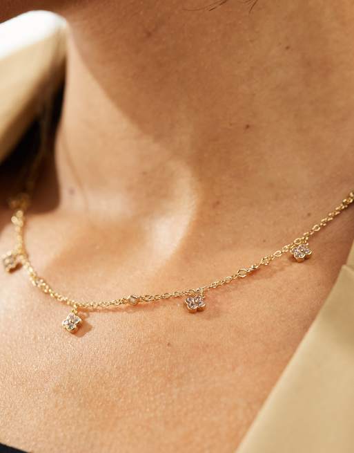 Delicate hot sale charm necklace