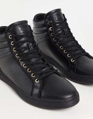 aldo black high top sneakers