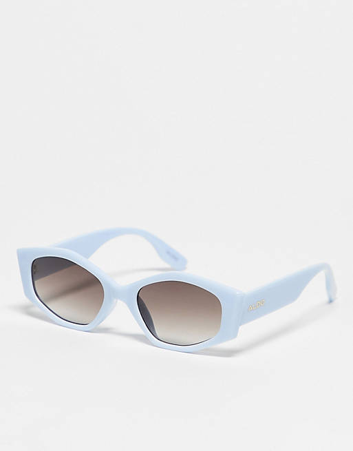 ALDO Dongre hexagonal shape sunglasses in blue