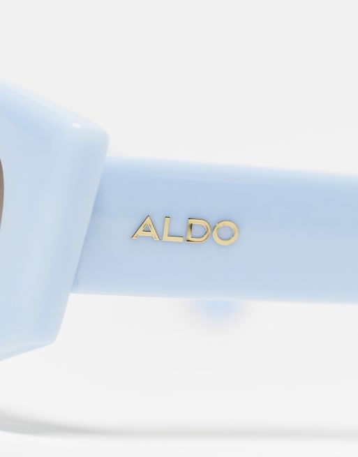 ALDO Dongre hexagonal shape sunglasses in blue, 4 of 4