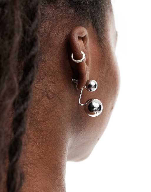 Double sided earrings asos store