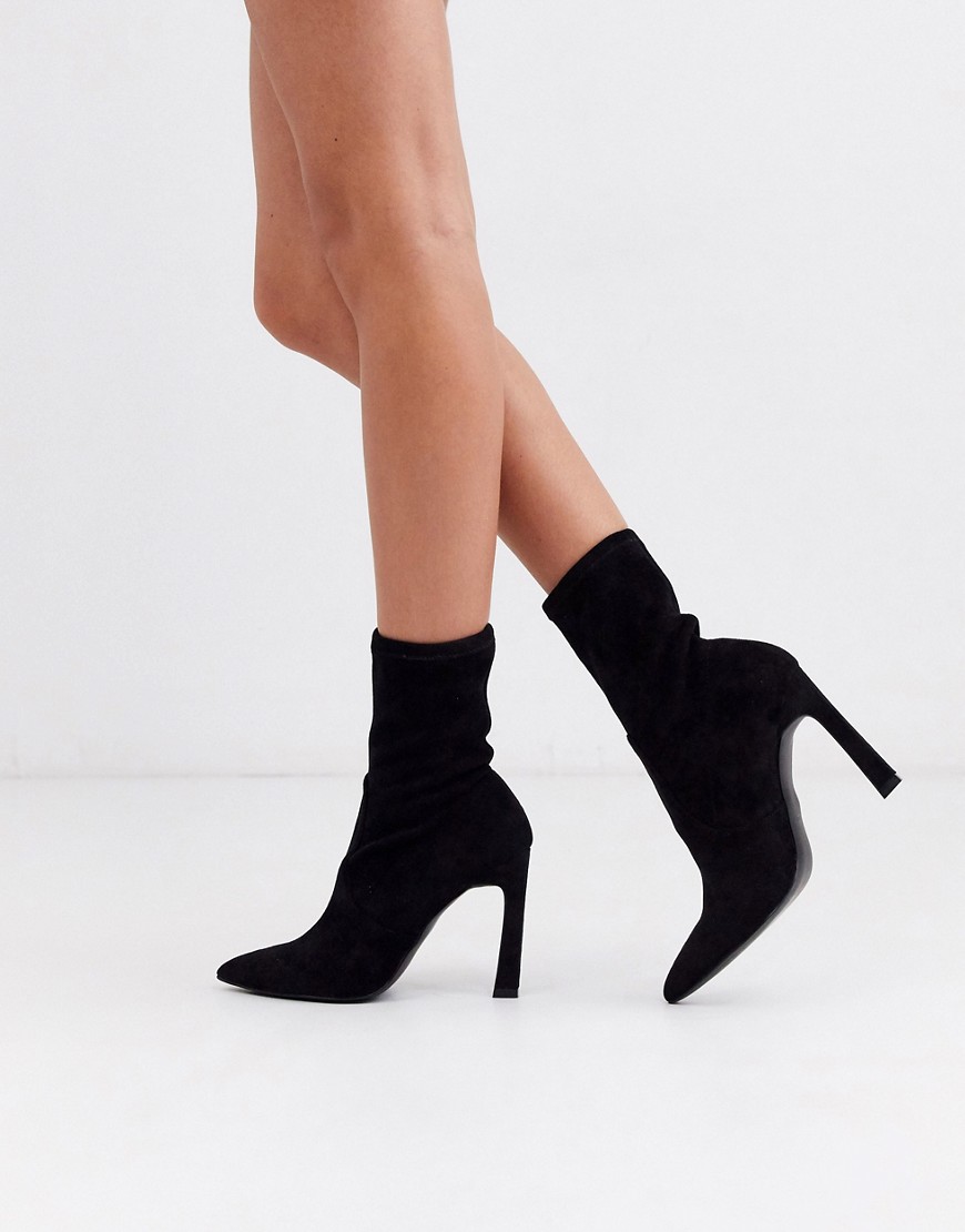ALDO Dwaolia heel sock boot-Black