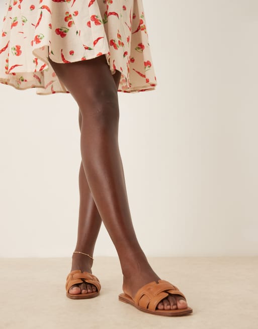 【ALDO】 ★ スライド サンダル ★ ELENAA ★ BROWN Aldo Elenaa Sandal - Free Shipping | DSW
