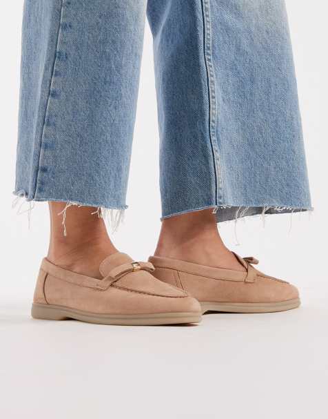 Aldo Elizie-In loafer in beige leather - view 1
