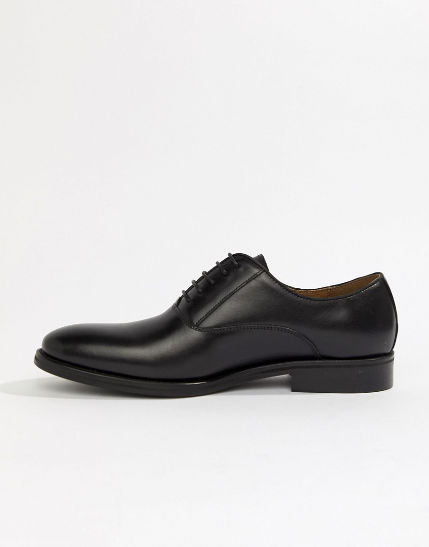 ALDO - Eloie - Sorte sko i læder med snørebånd