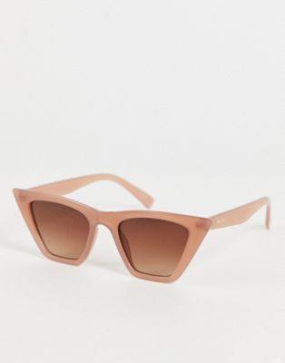 ALDO Enamarel cat eye sunglasses in blush plastic - LPINK