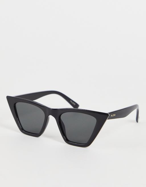 ALDO - Enamarel - Cat eye zonnebril van kunststof in zwart