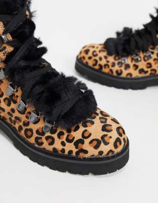 aldo leopard print boots