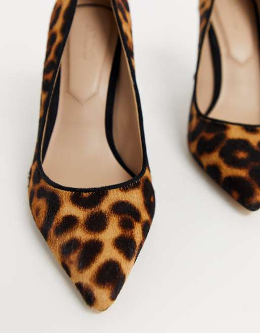 Aldo leopard cheap print heels