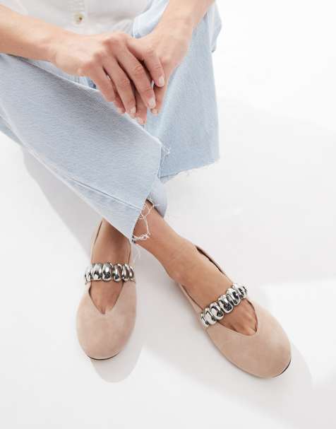 ALDO Figgis mary janes in beige suede - view 1