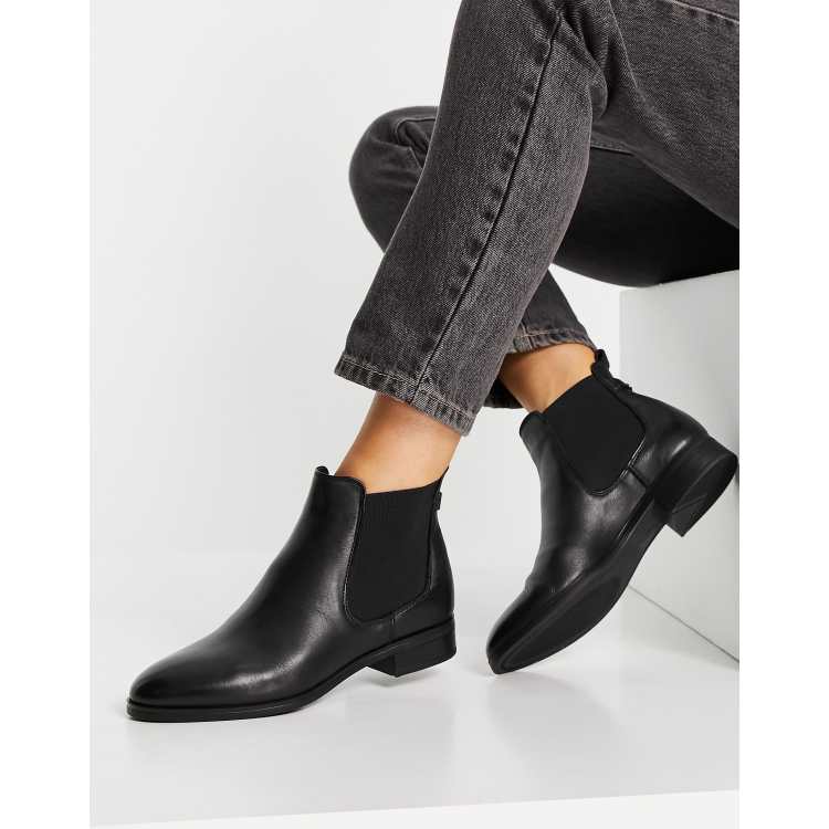 ALDO Figiria Stivaletti bassi in pelle neri ASOS