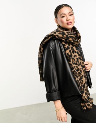 ALDO Fischile leopard print scarf