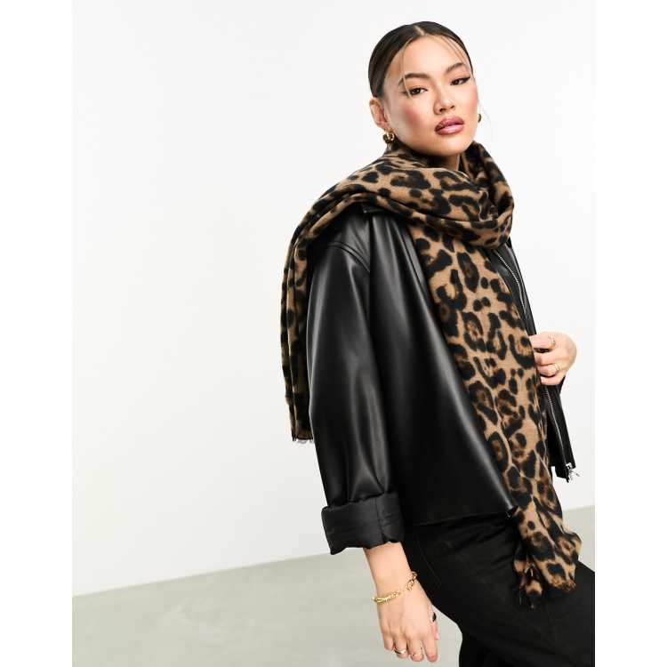 ALDO Fischile leopard print scarf | ASOS