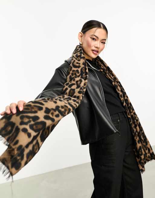 ALDO Fischile leopard print scarf | ASOS