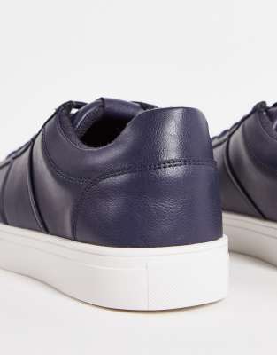 blue flatform trainers