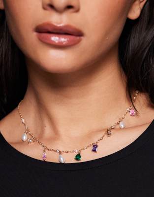 Aldo Flissia Multi Charm Necklace