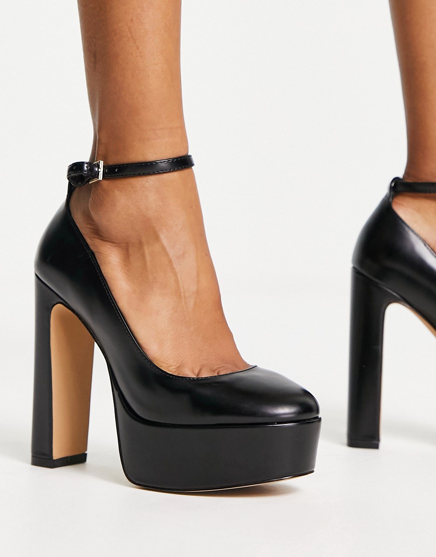 ALDO Fonda platform shoes in black