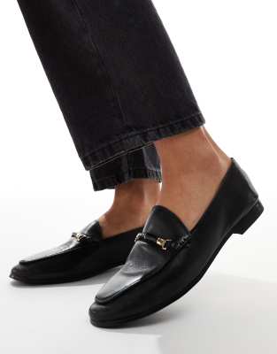 ALDO ALDO Francine Slip on Loafer in Black Leather