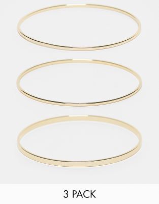 ALDO - Freladi - Confezione da 3 bracciali rigidi color oro