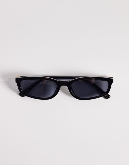 ALDO – Freyyaa – Czarne wąskie okulary przeciwsłoneczne, 3 z 3