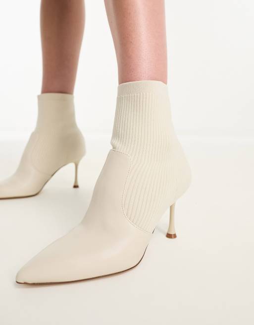 Asos white ankle boots best sale