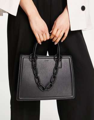 Aldo black tote bag best sale