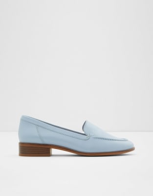 powder blue loafers