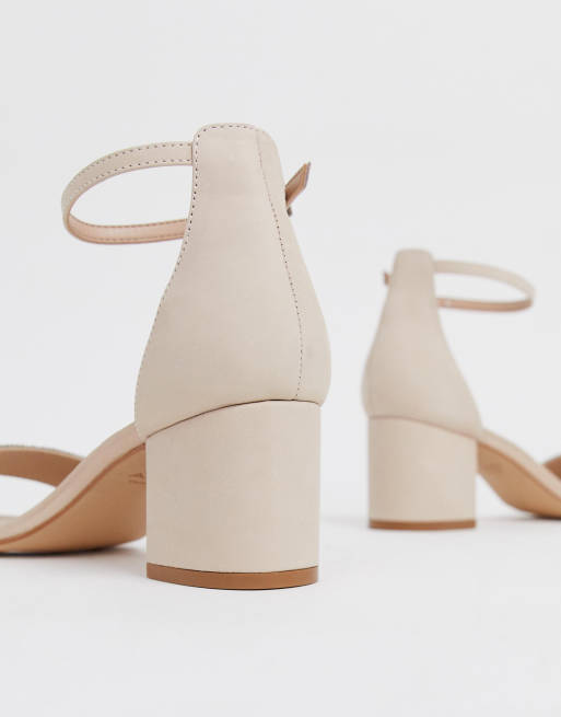 Aldo nude hot sale block heels