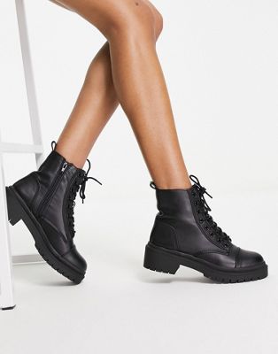 ALDO Goer lace up boots in black   - ASOS Price Checker
