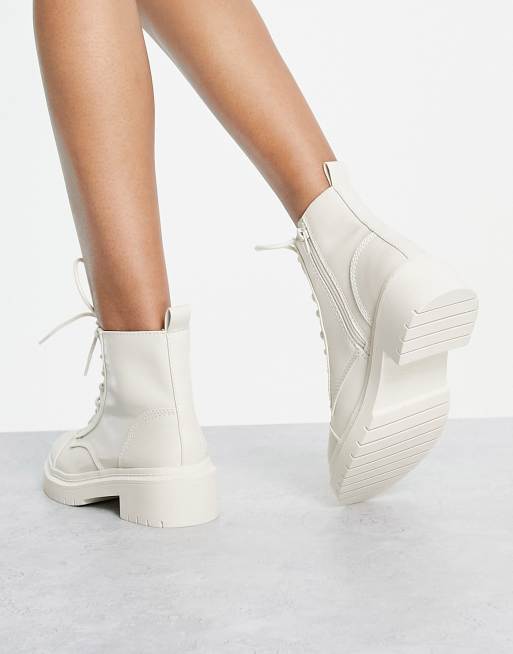 White aldo clearance boots