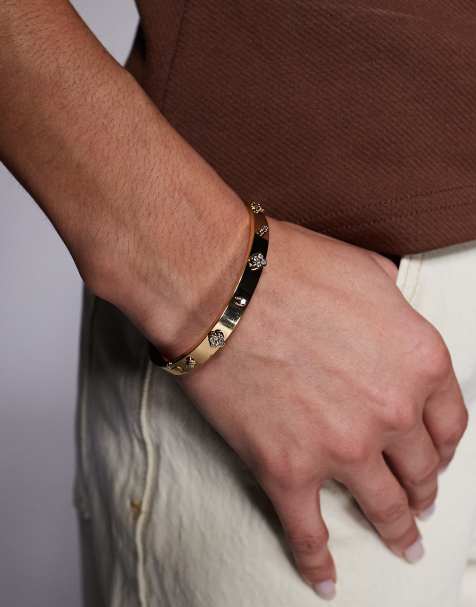 ALDO Gracelet embellished bracelet in gold - view 1