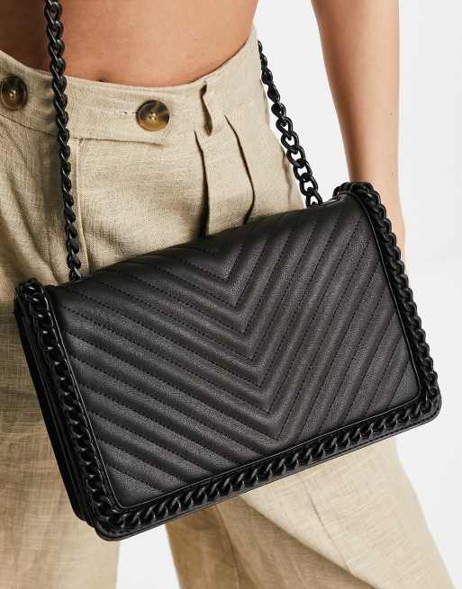 ALDO Greenwald cross body bag in black quilt