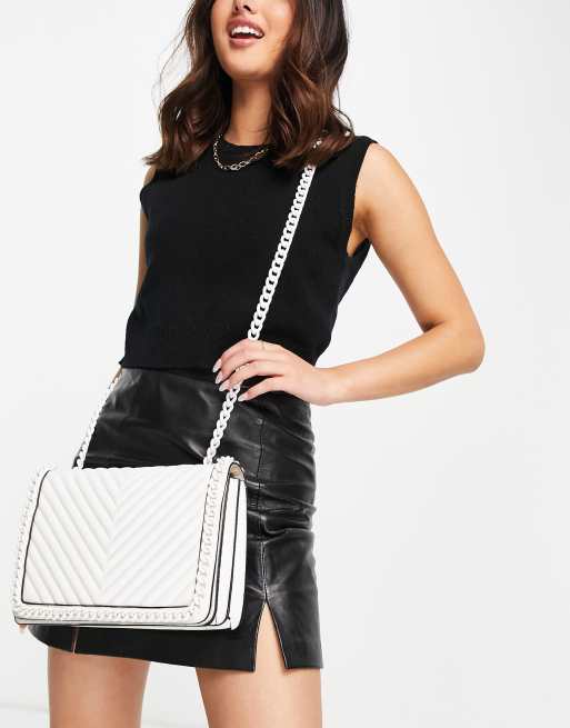 Greenwald quilted tonal cross body white |