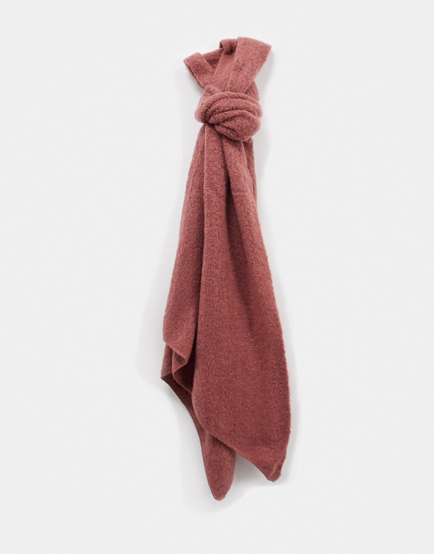 Aldo - Grofgebreide roze sjaal