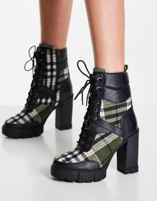 Aldo on sale plaid boots