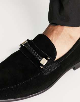 aldo suede loafers