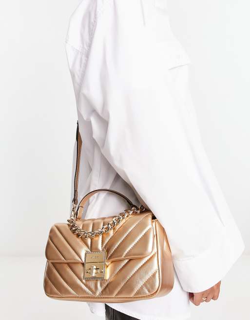 ALDO - Hays - Borsa oro trapuntata con dettagli dorati