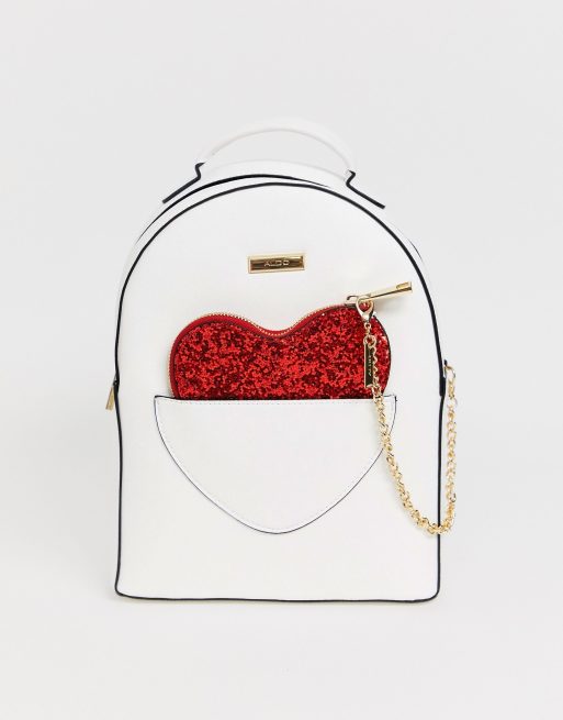 Aldo cheap red backpack