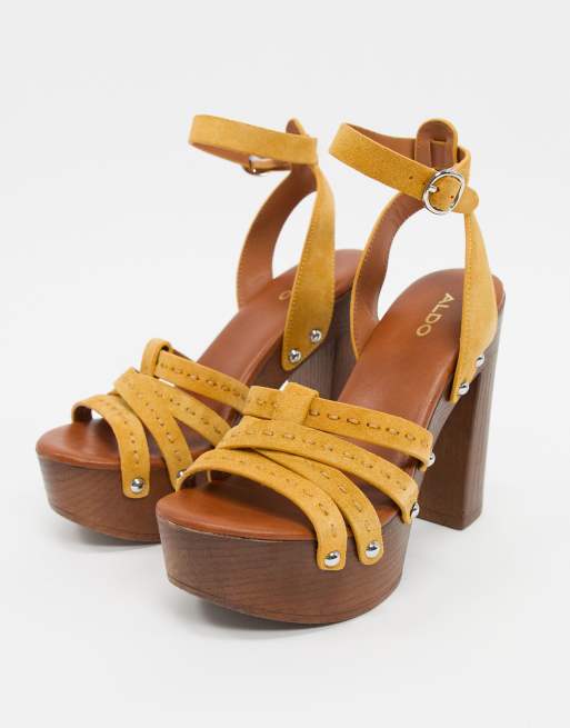 Aldo 2024 wooden heels