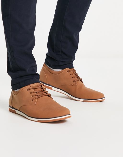 lace up shoes cognac | ASOS